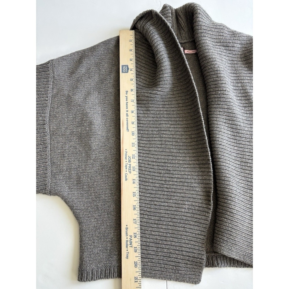 Vtg JUICY COUTURE Open Cardigan Dolman Sleeve Wool Cashmere Y2k - Size S Brown - Picture 5 of 6